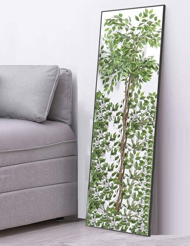 Della Francesca Full-length mirror black |  V178-12098