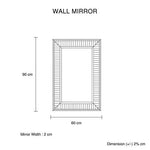 Southern Stylers Kayce Rectangular Wall Mirror V43-MRR-07