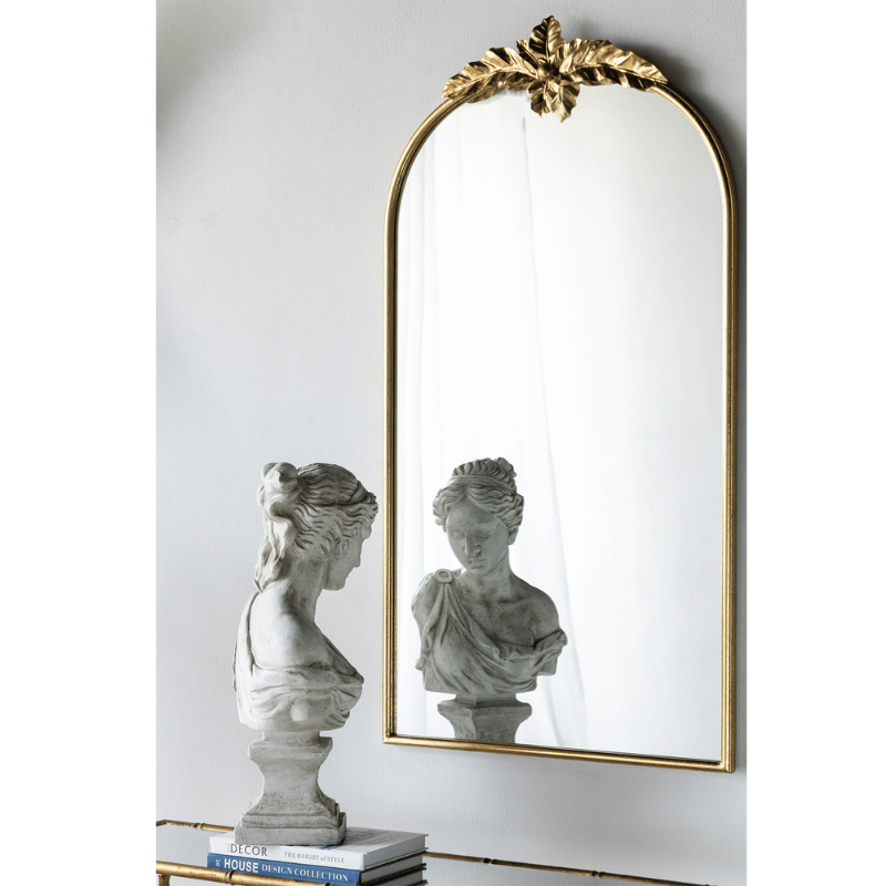 Maria Arch Gold Wall Mirror 67cm x 107cm – Mirror Space Australia