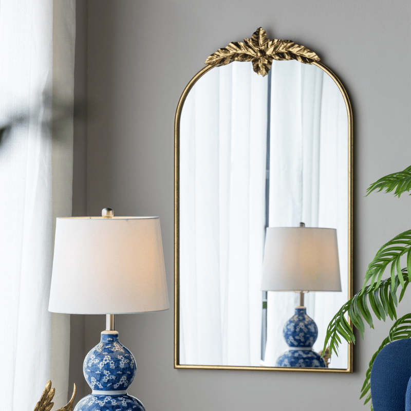 Maria Arch Gold Wall Mirror 67cm x 107cm – Mirror Space Australia