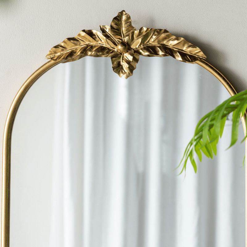 Maria Arch Gold Wall Mirror 67cm x 107cm – Mirror Space Australia