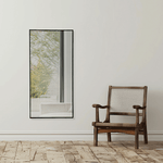 Genevieve Black Rectangular Wall Mirror