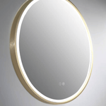 Remer 60cm x 60cm / Brushed Brass / Demister S60D-BB