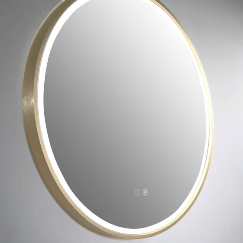 Remer 60cm x 60cm / Brushed Brass / Demister S60D-BB