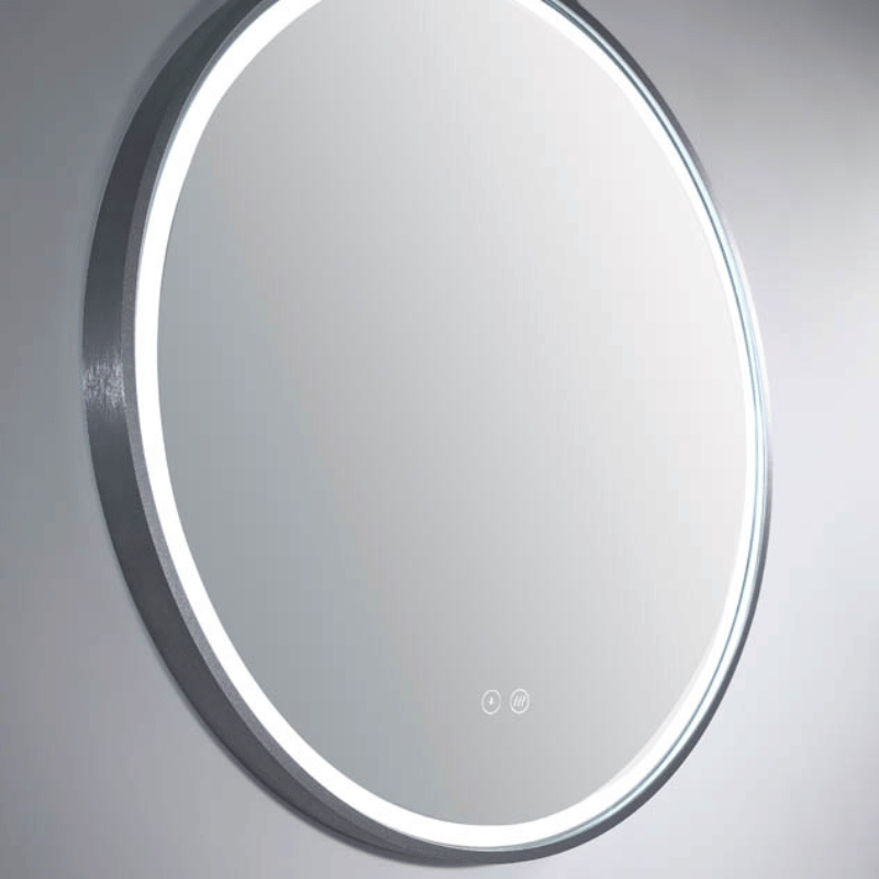 Remer 60cm x 60cm / Gun Metal / Demister S60D-GM
