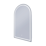 Remer Remer Blanca LED Smart Mirror Shaving Cabinet 50 x 90cm Gun Metal BR50D-GM