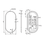 Remer Remer Gatsby LED Mirror G4590D / G60100D - Free Shipping