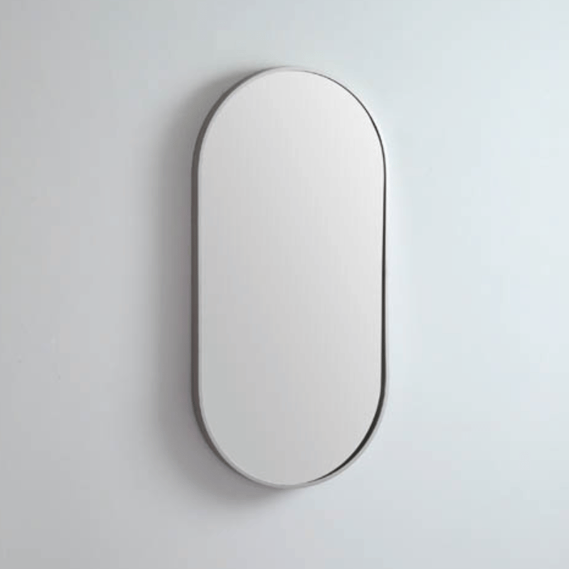 Remer Remer Modern Oblong Mirror MO4691/MO46121 - Free shipping 46cm x 91cm / Brushed Nickel MO4691-BN