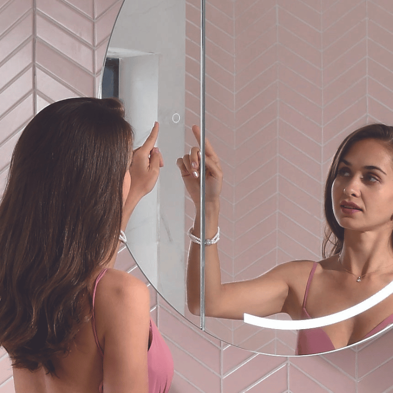 Remer Remer Pearl LED Mirror Shaving Cabinet - Free Shipping P90D