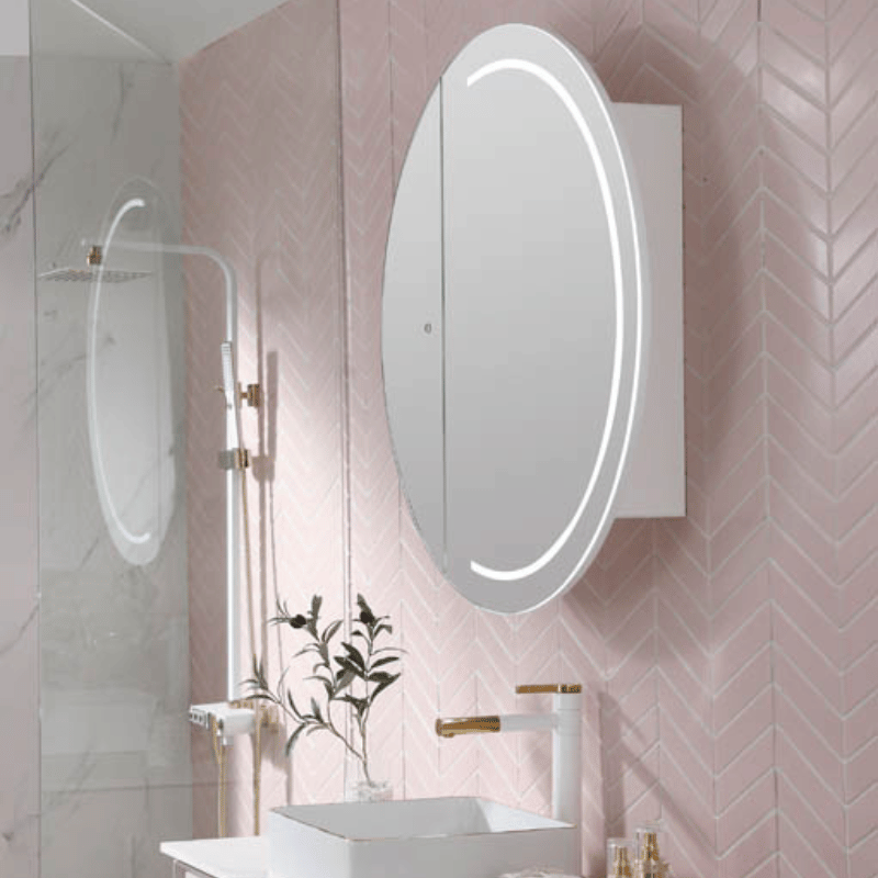 Remer Remer Pearl LED Mirror Shaving Cabinet - Free Shipping P90D