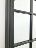 Style By Inspiration Black Arch Window Style Mirror V292-MIRR-ARCH001