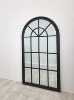 Style By Inspiration Black Arch Window Style Mirror V292-MIRR-ARCH001