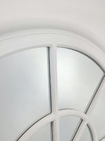 Elegant Collections White Arch Window Style Mirror V292-MIRR-ARCH002