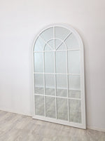 Elegant Collections White Arch Window Style Mirror V292-MIRR-ARCH002