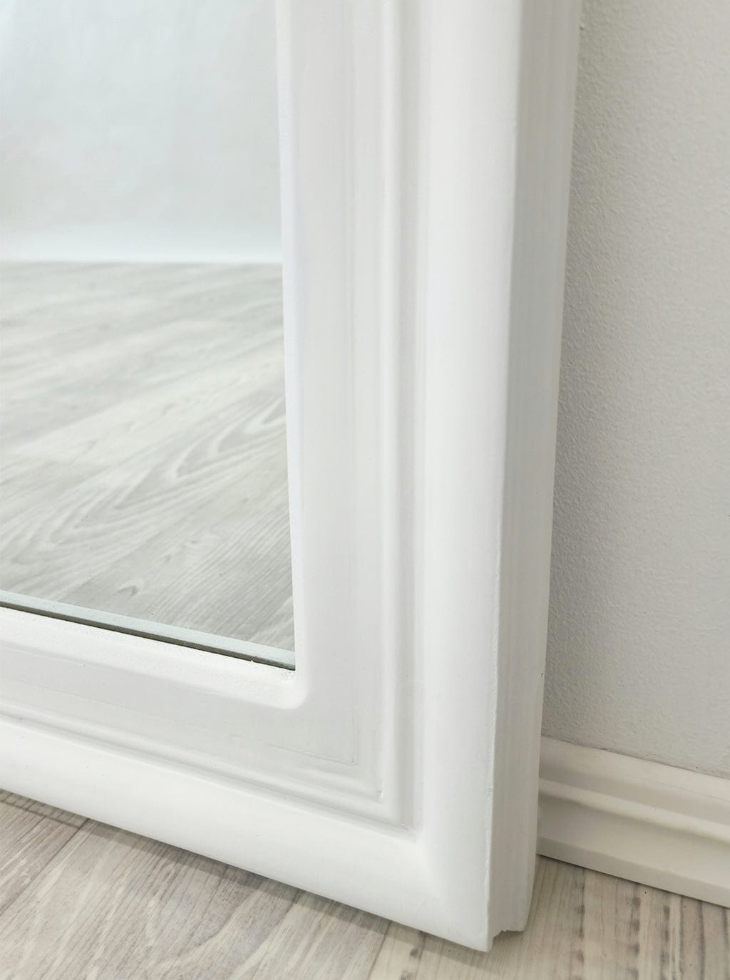 Elegant Collections White Arch Window Style Mirror V292-MIRR-ARCH002