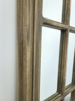 Style By Inspiration Brown Arch Window Style Mirror V292-MIRR-ARCH003