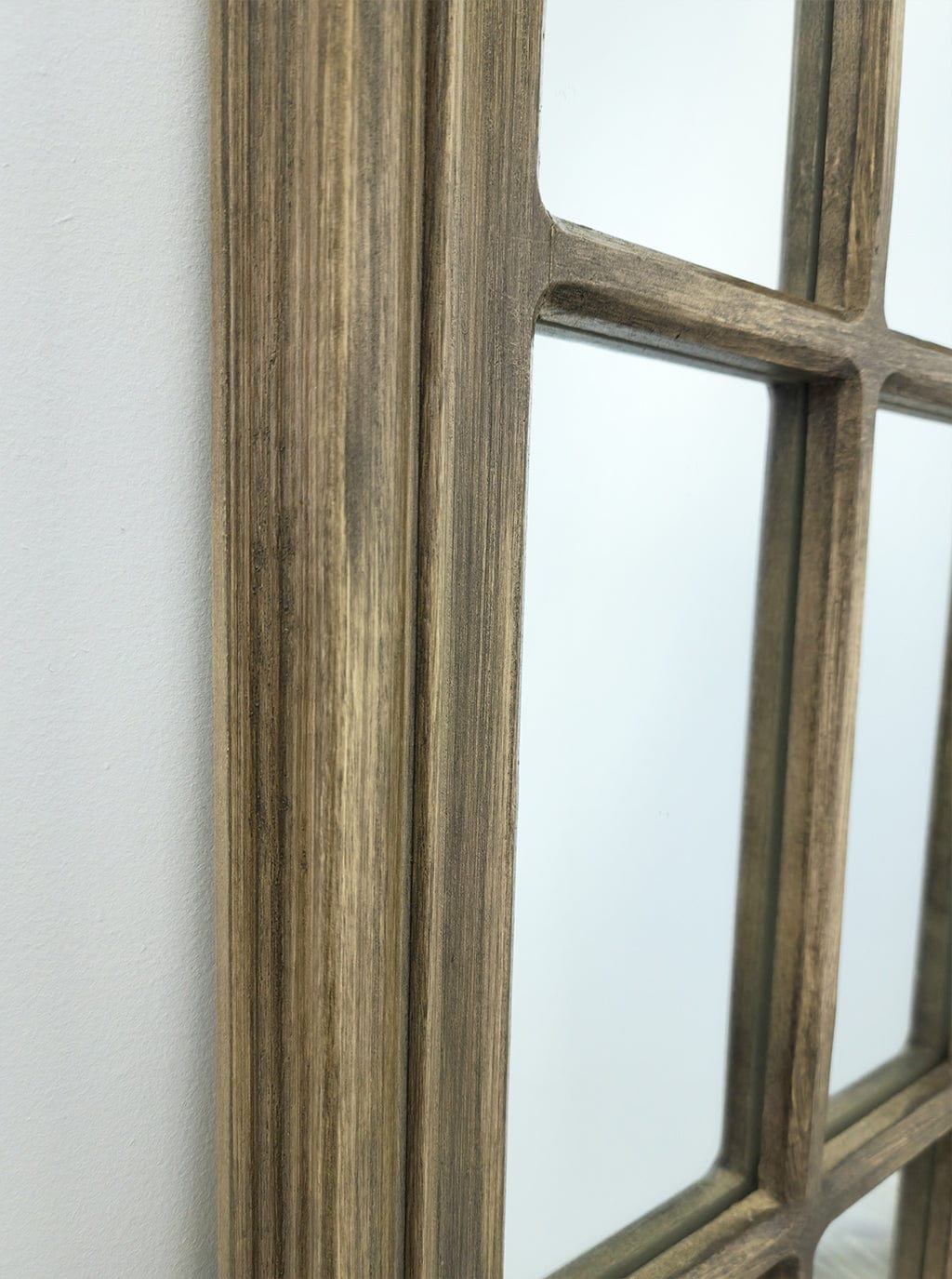Style By Inspiration Brown Arch Window Style Mirror V292-MIRR-ARCH003