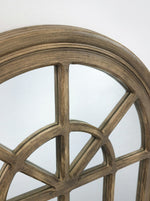 Style By Inspiration Brown Arch Window Style Mirror V292-MIRR-ARCH003