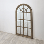 Style By Inspiration Brown Arch Window Style Mirror V292-MIRR-ARCH003