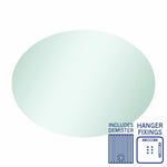 Thermogroup Ablaze Cody Oval Mirror CO6080 CO9075