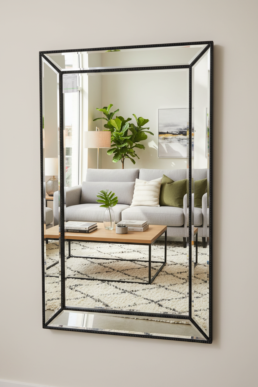 Elodie Beaded Wall Mirror